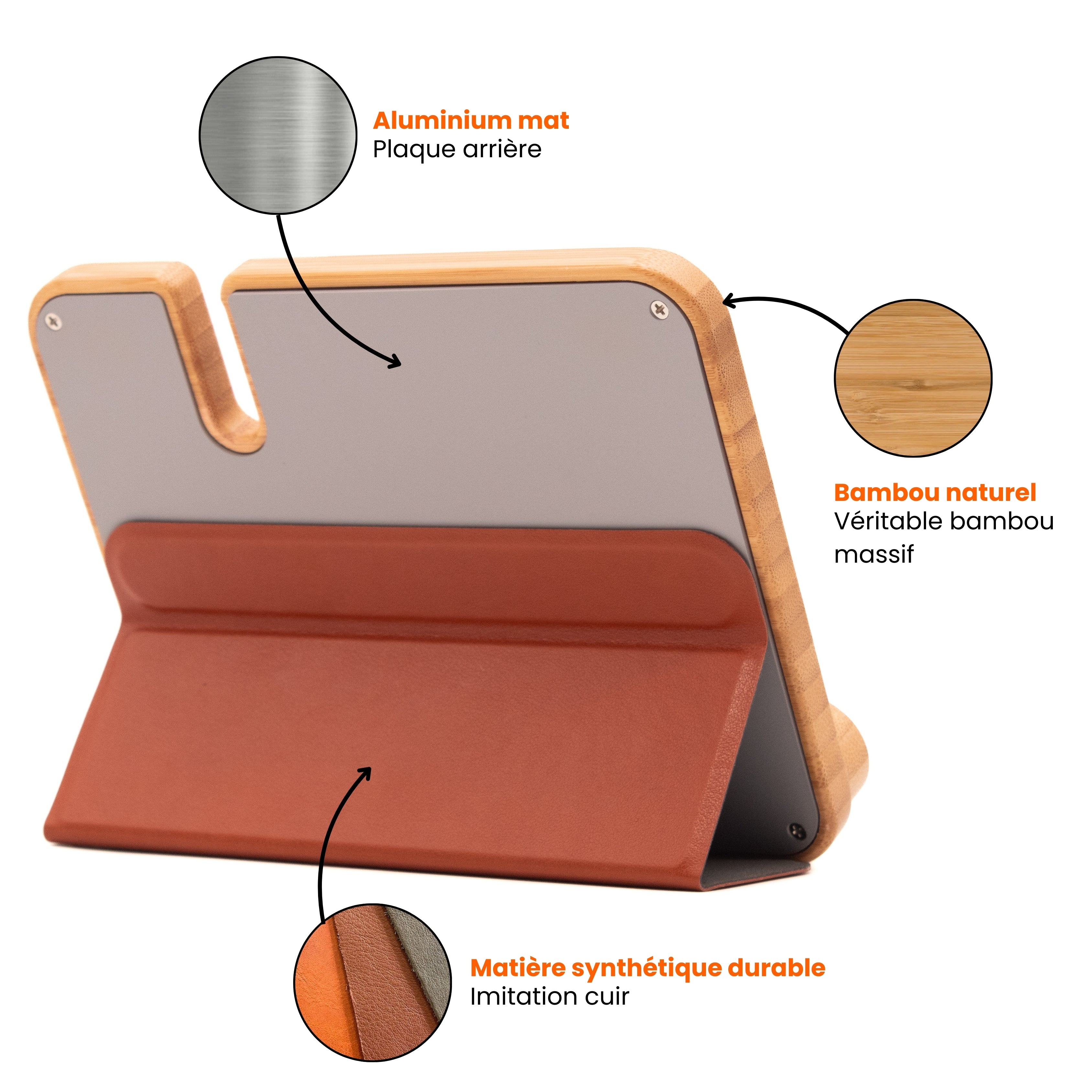 Chargeur 3 en 1 en bois - version Apple watch