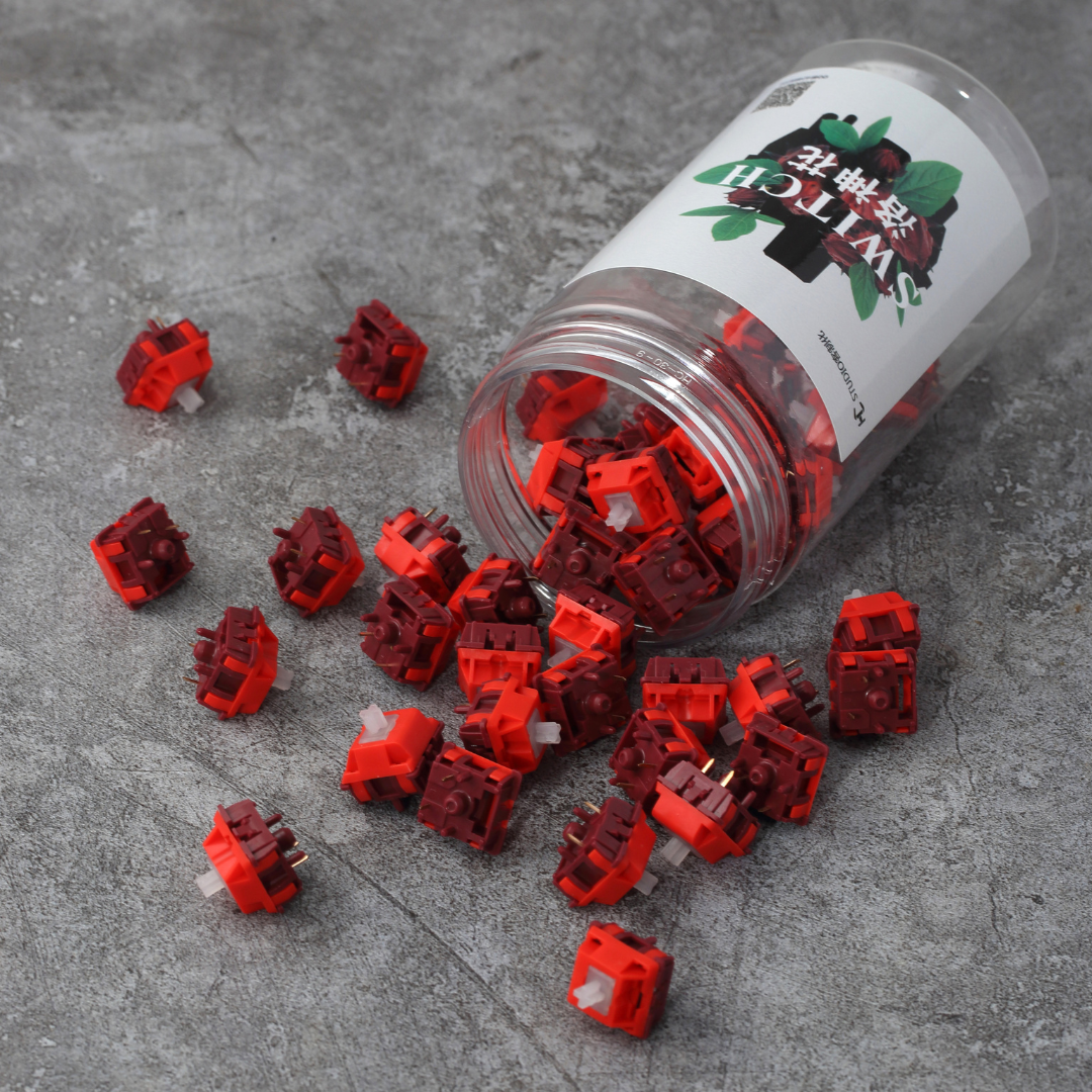 Roselle mechanical keyboard switch (70pcs)