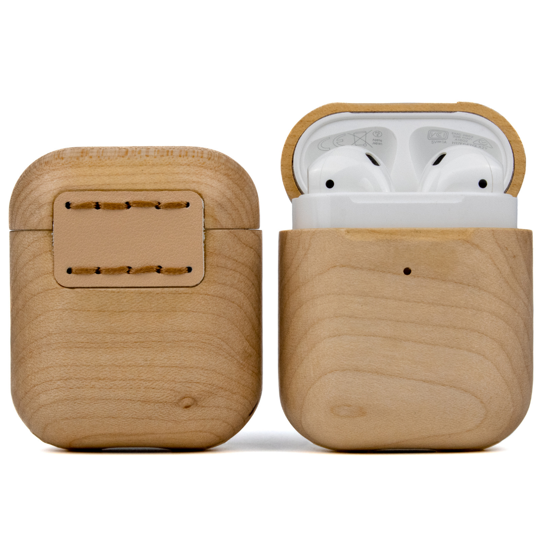 Wooden Airpods 1 and 2 Case
