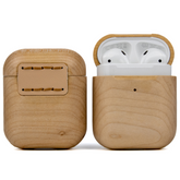 Wooden airpods protective shell