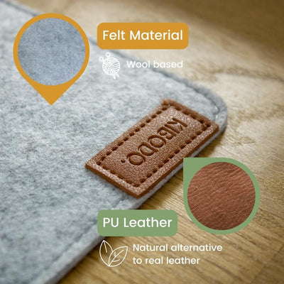 Felt desk pad XL - light grey