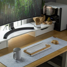 Felt desk pad XL - light grey