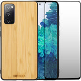 Samsung G S20FE Wooden Case + Screen Protector