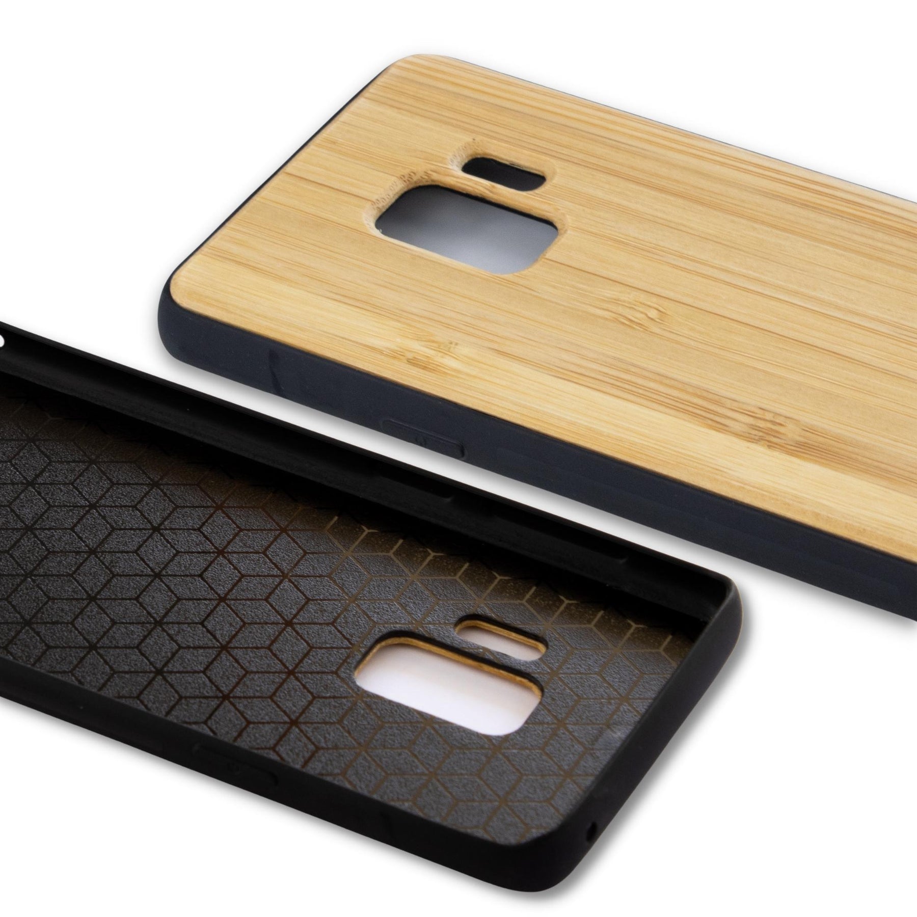 Samsung GS9+ Wooden Case + Screen Protector