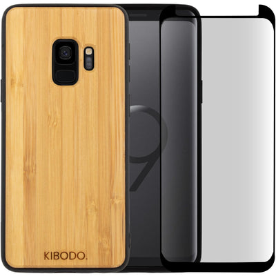 Samsung GS9+ Wooden Case + Screen Protector