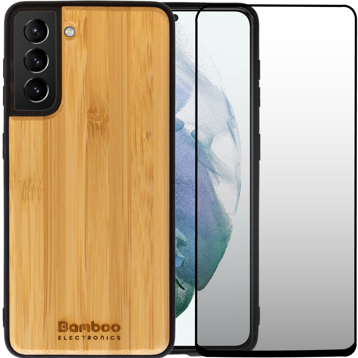 Samsung GS21 Wooden Case + Screen Protector