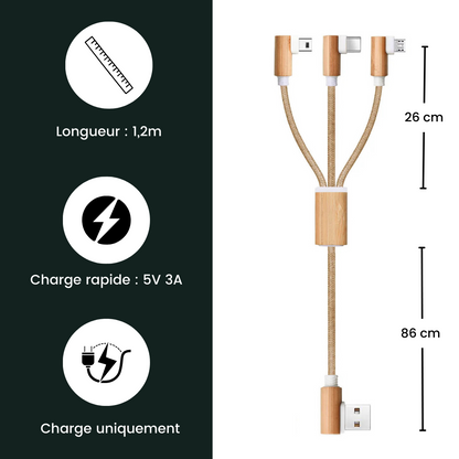 3-in-1-Ladekabel