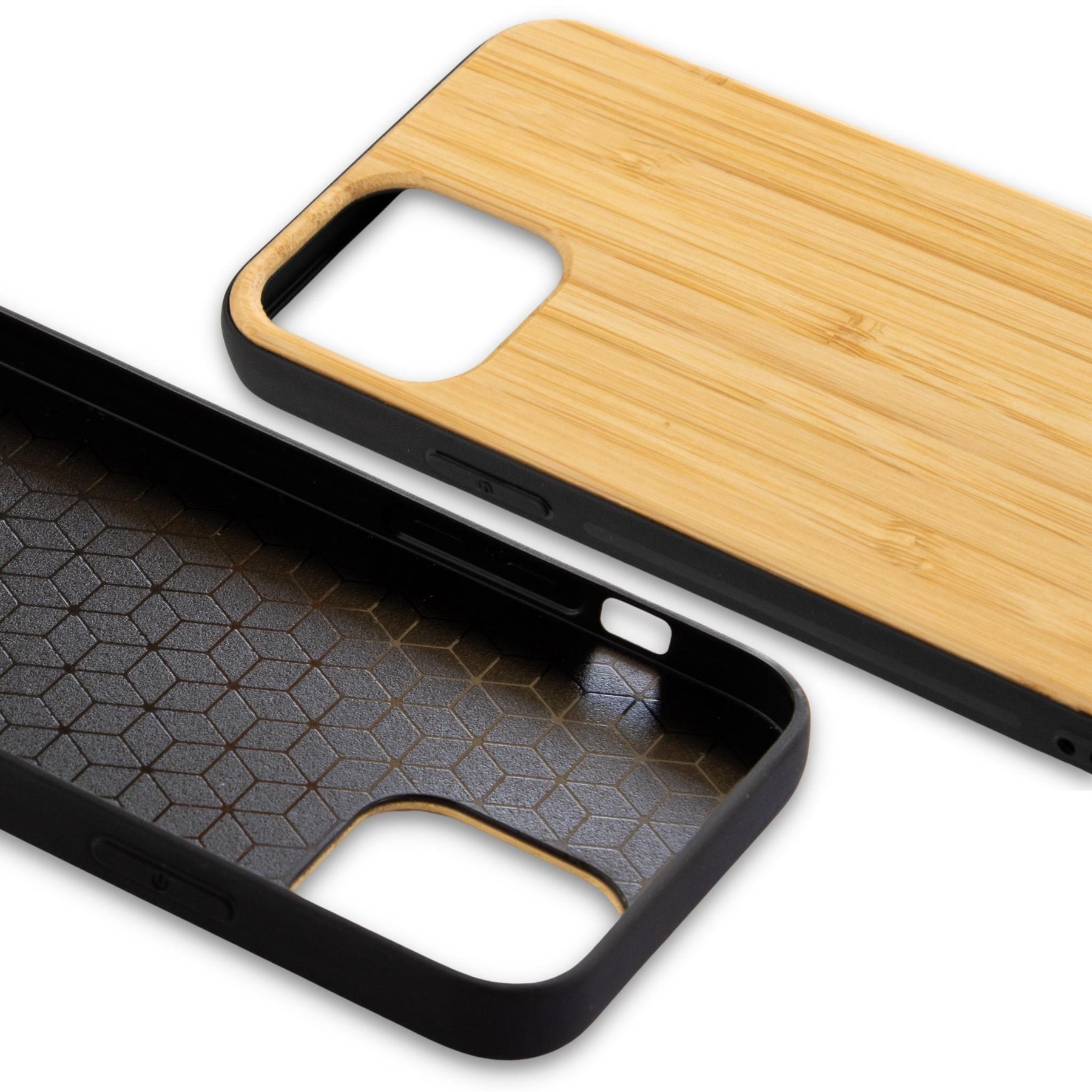 iPhone 12 Wooden Case + Screen Protector