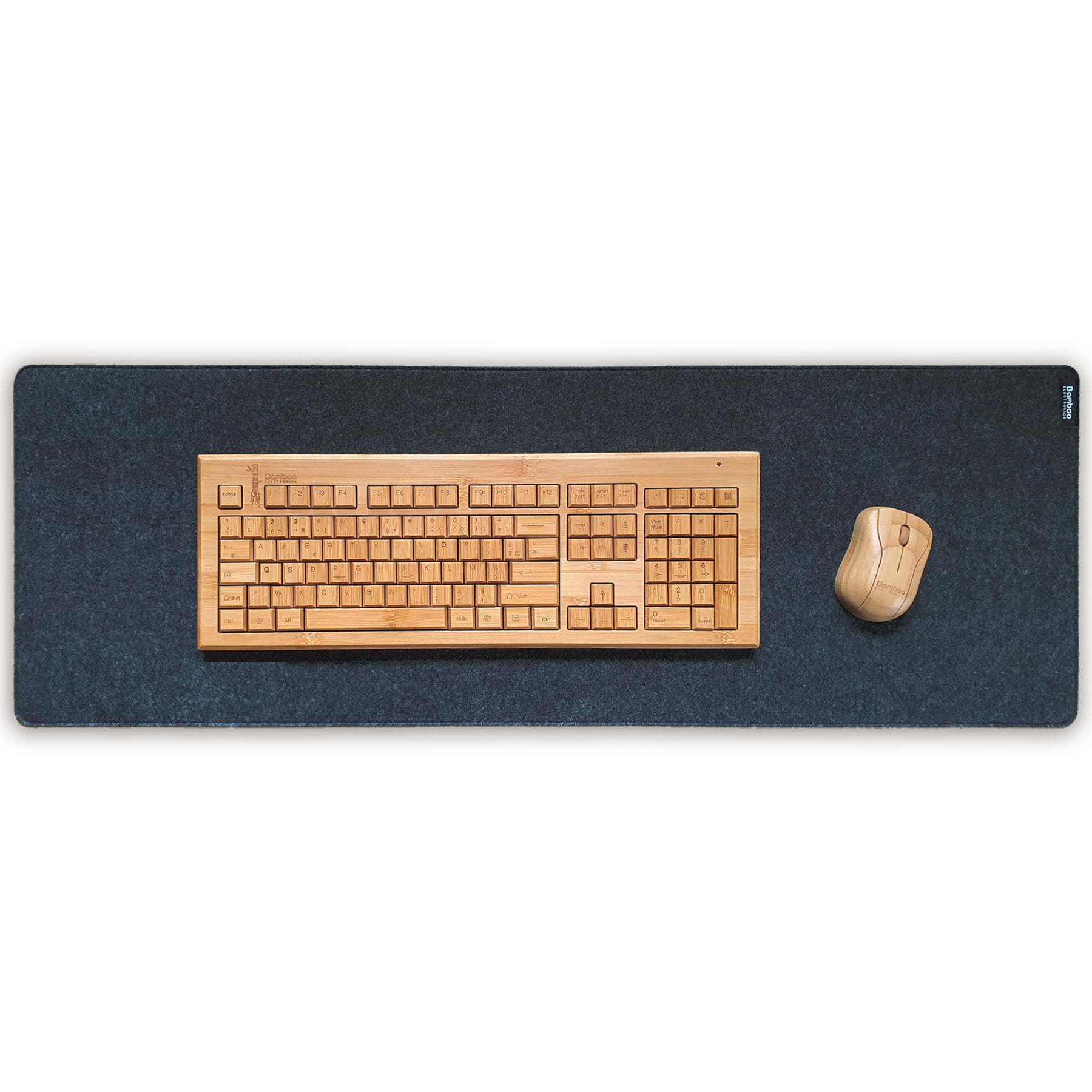 Tapis de bureau - 120x60 cm - XXL de souris en cuir XXL pour ordinateur -  Zwart