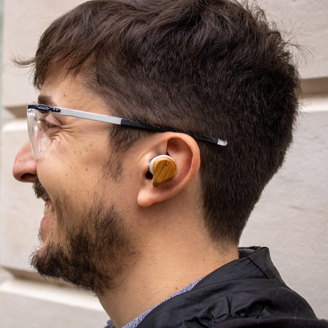 Ecouteurs Bluetooth sans fil bois et bio-plastique