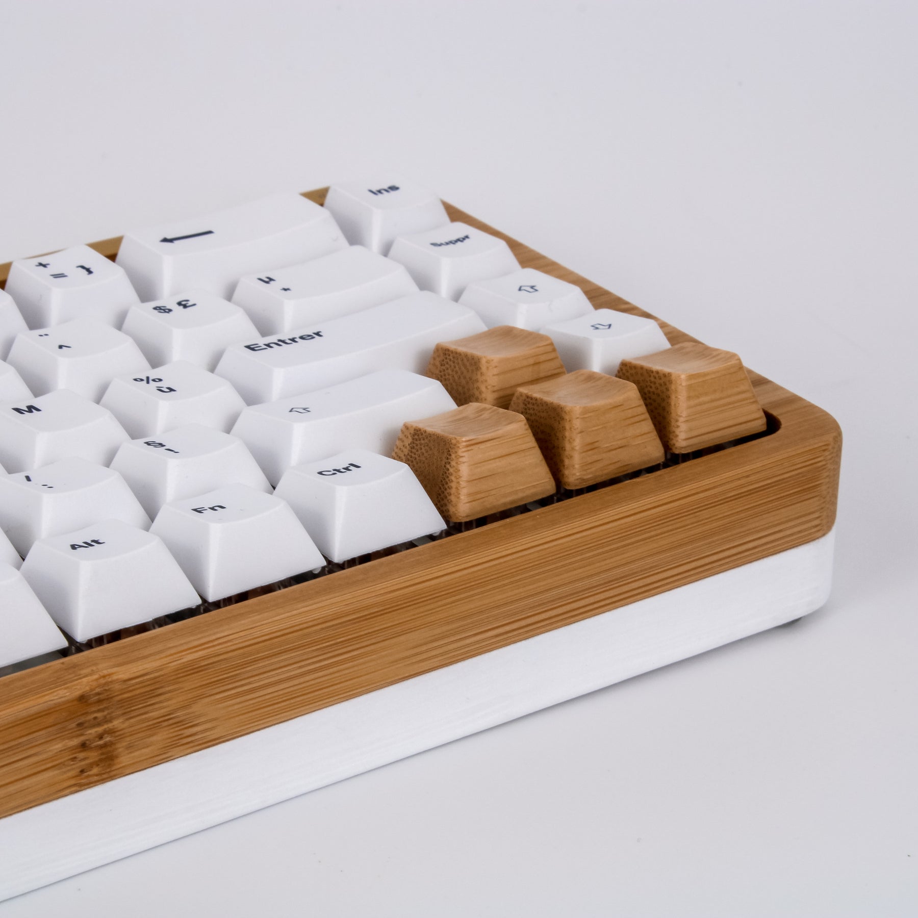 Wooden mechanical keyboard - Rhizome Duo